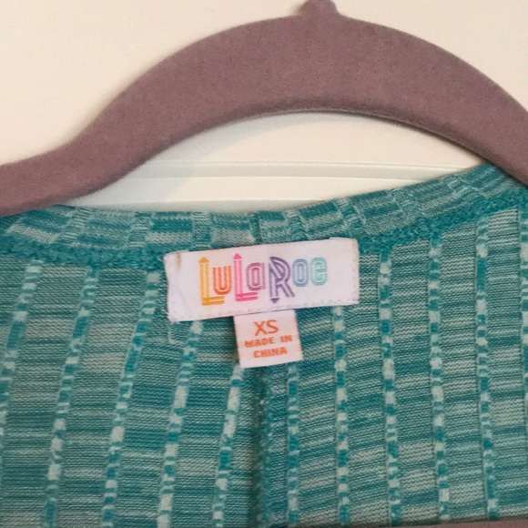 Turquoise Lularoe Sarah XS - Picture 3 of 4